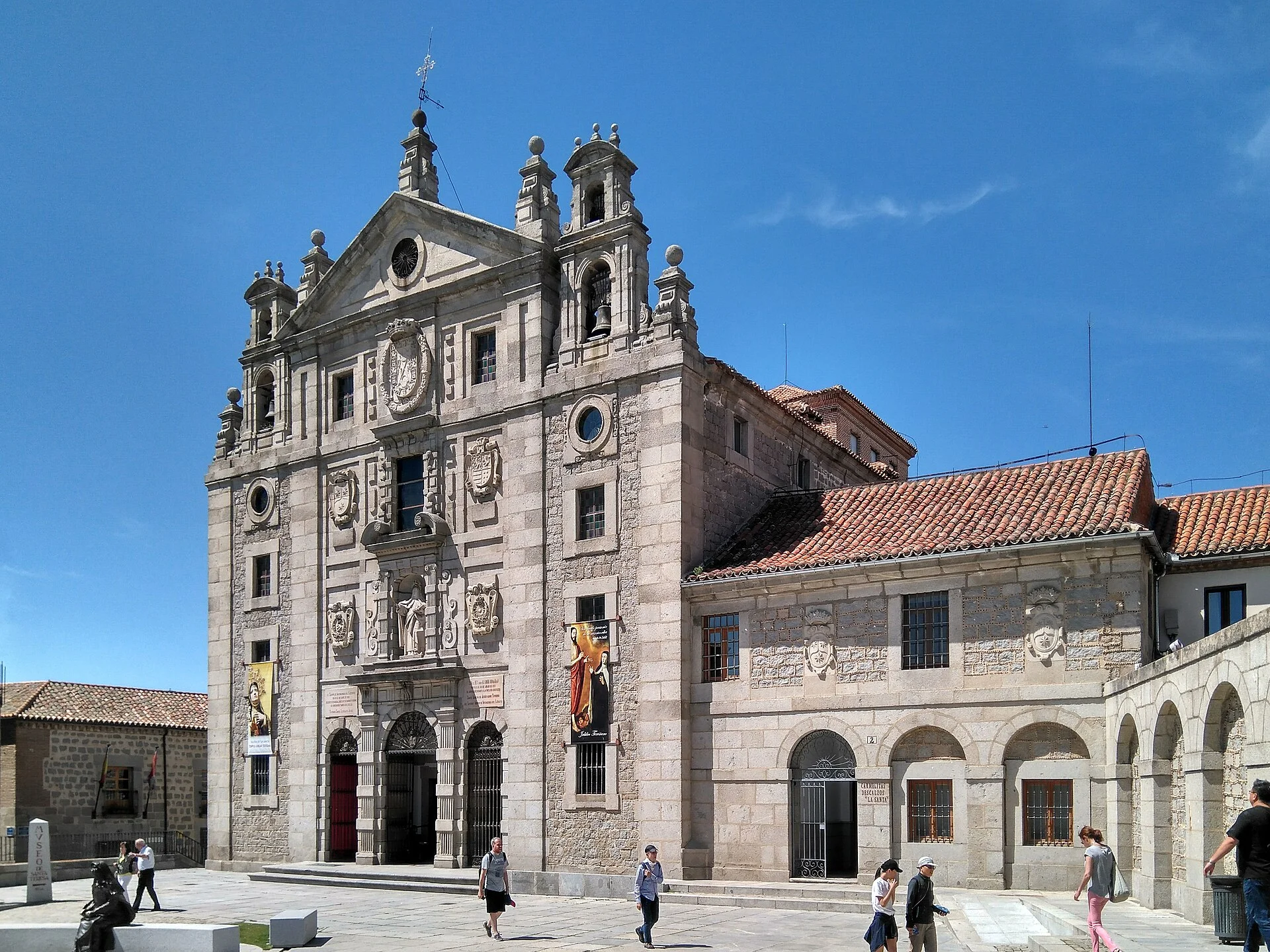 Het Monasterio de Santa Teresa op de geboorteplaats van Sint Teresa in Ávila