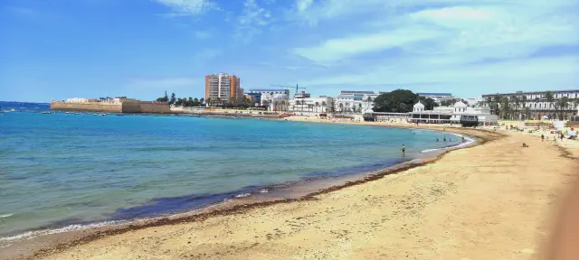 Playa la Caleta in Cadiz Playa la Caleta in Cadiz
