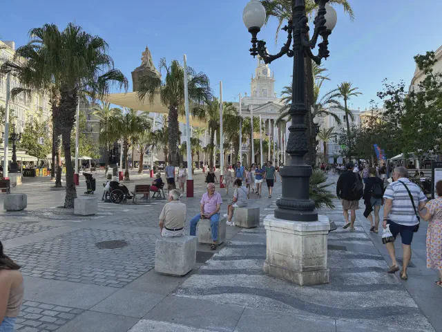 Plaza San Juan de Dios in Cadiz Plaza San Juan de Dios in Cadiz