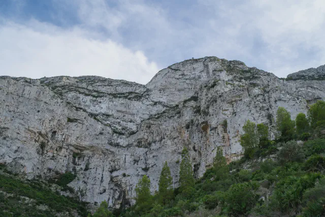 Het bergmassief van de Montgó boven Dénia, onderdeel van het natuurpark Het bergmassief van de Montgó boven Dénia, onderdeel van het natuurpark