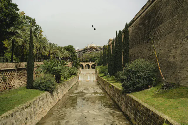De Arabische Baden (Banys Àrabs) in de oude stad van Palma