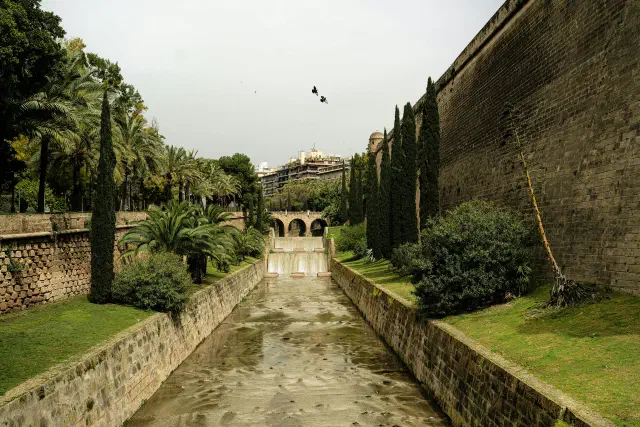 De Arabische Baden (Banys Àrabs) in de oude stad van Palma