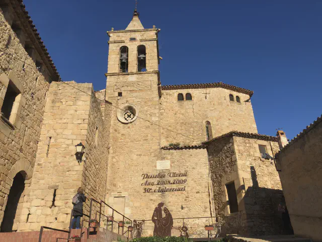 Foto voorkant kasteel in Castell d'Aro Foto voorkant kasteel in Castell d'Aro
