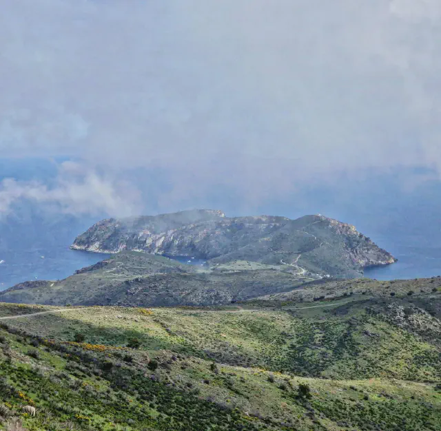 Uitzicht cap de creus in Roses Uitzicht cap de creus in Roses