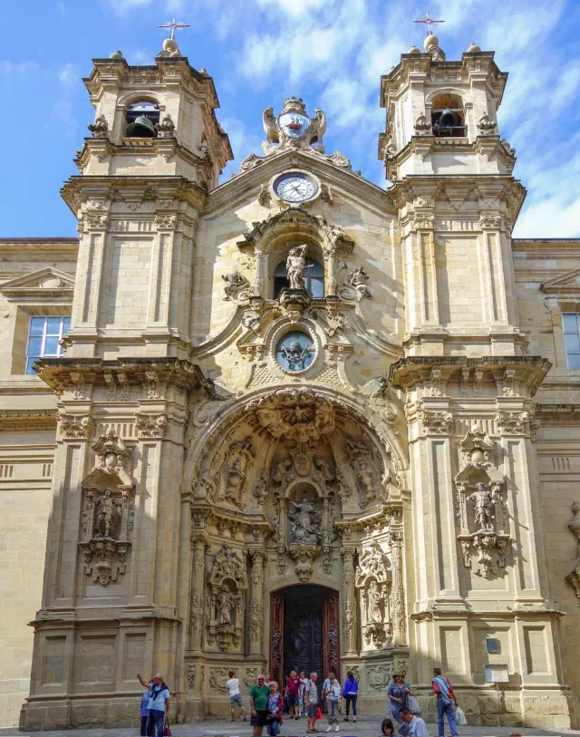 De basiliek Santa Maria del Coro in San Sebastian