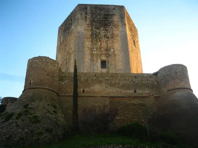 Het Castillo de Santiago in Sanlucar de Barrameda Het Castillo de Santiago in Sanlucar de Barrameda