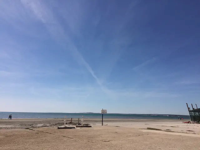 Breed en rustig strand Gran Playa in Santa Pola Breed en rustig strand Gran Playa in Santa Pola