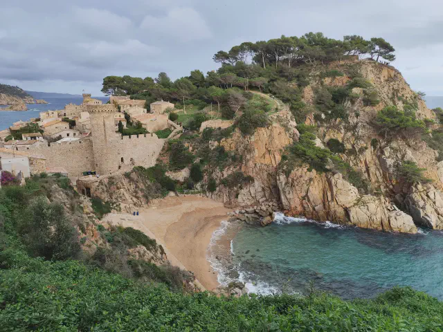 Opgravingen van de Romeinse Villa Ametllers met mozaiekvloeren in Tossa de Mar