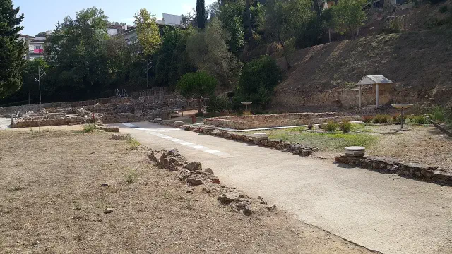 Opgravingen van de Romeinse Villa Ametllers met mozaiekvloeren in Tossa de Mar