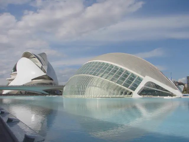 Foto van L'Hemisfèric in Valencia Foto van L'Hemisfèric in Valencia