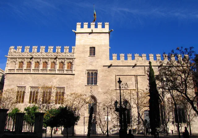 Foto van de Lonja de la Seda in Valencia