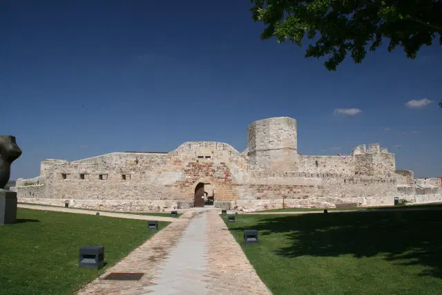 Castillo de Zamora, het kasteel op de rots boven de Duero Castillo de Zamora, het kasteel op de rots boven de Duero